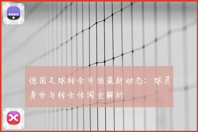 德国足球转会市场最新动态：球员身价与转会传闻全解析